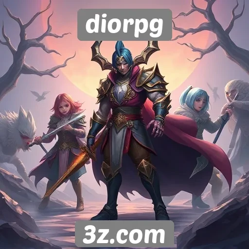 Visão geral dos jogos oferecidos no diorpg